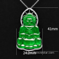 Jadeite Jade Goddess of Mercy Pendant